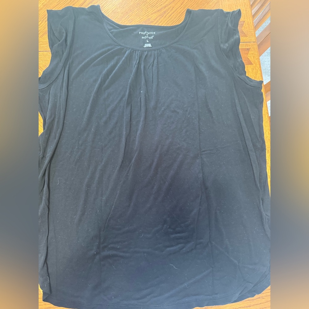 Preswick & Moore Classic Black Tank Top